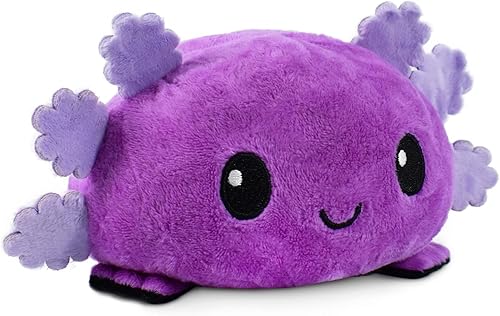 Miniatura 27 de TeeTurtle - El peluche original reversible de ajolote - Rosa + Negro - Bonitos animales sensoriales de peluche que muestran tu estado de ánimo de 4