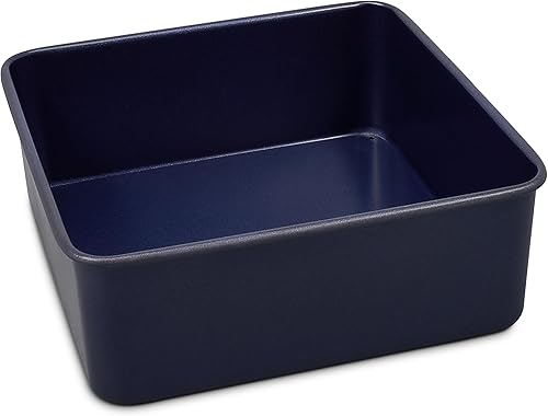 Vista 52 de Zyliss E980197 - Lata antiadherente de base suelta 9.8 in/10 pulgadas Acero al carbono Azul oscuro Lata para pasteles, molde