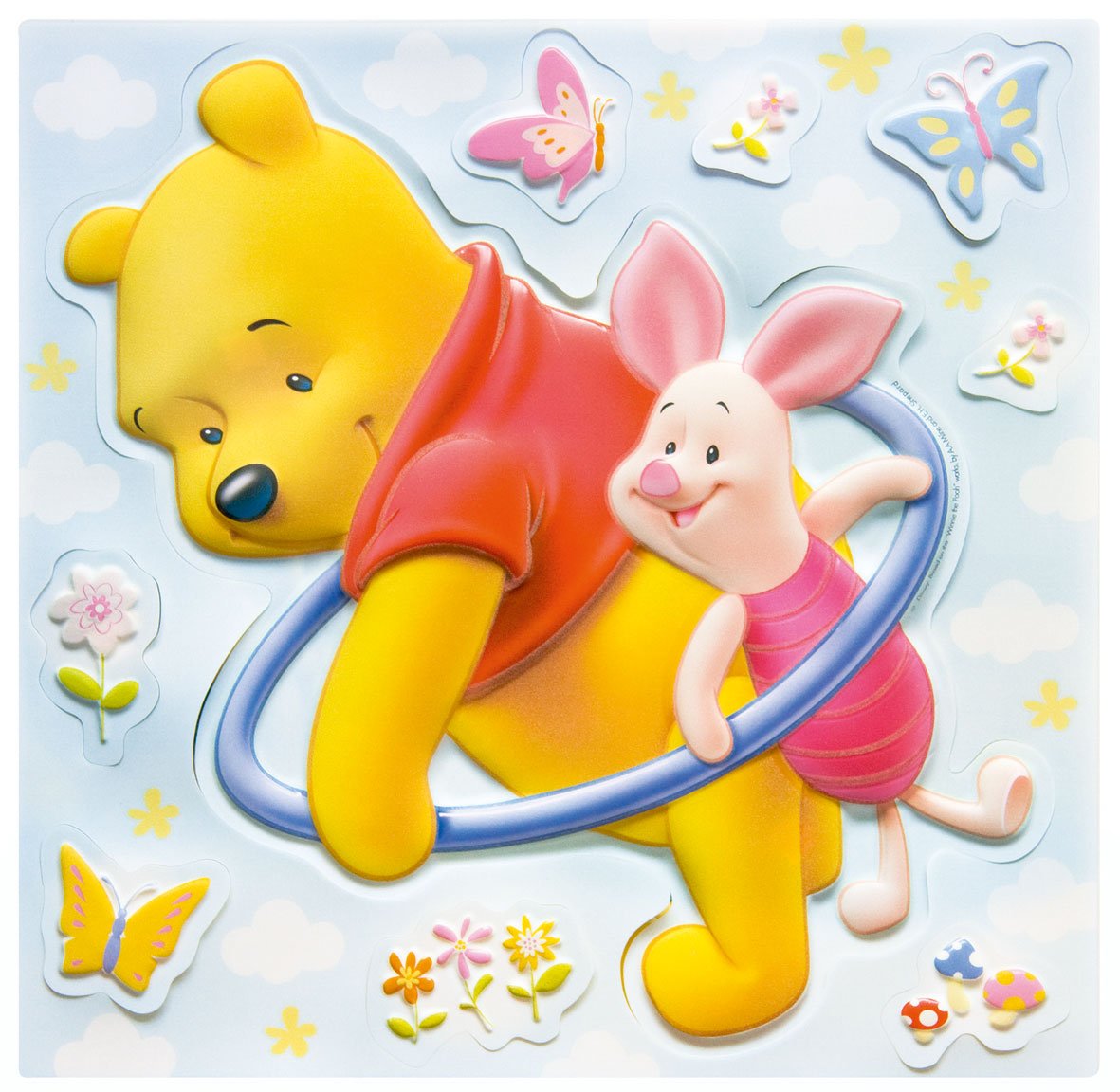 Crearreda Decofun Winnie The Pooh 3d Wall Decoration Glow in the Dark Design