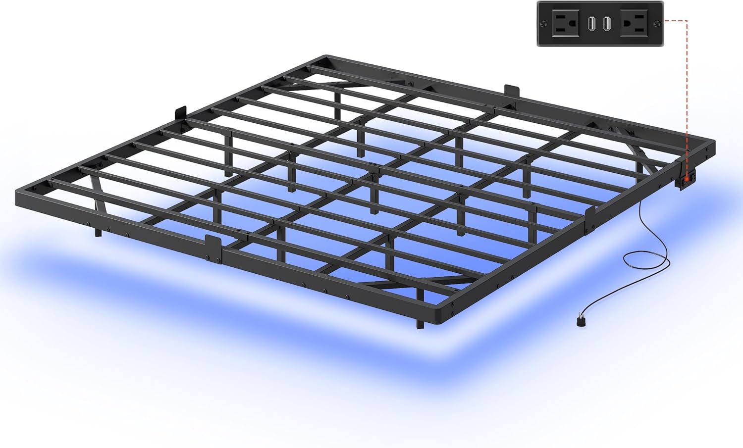 WLIVE Bed Frame Detail Features