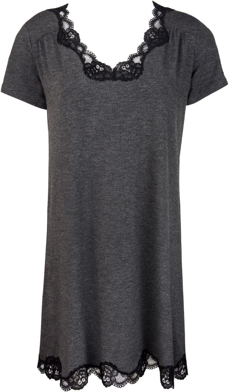 Antigel Women's Simply Perfect - Gris Noir - Nightie - XL