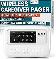 Vista 11 de Vive Alarma de cama inalámbrica - Kit de sensor de movimiento para pacientes ancianos con demencia - Detector de almohadilla de presión