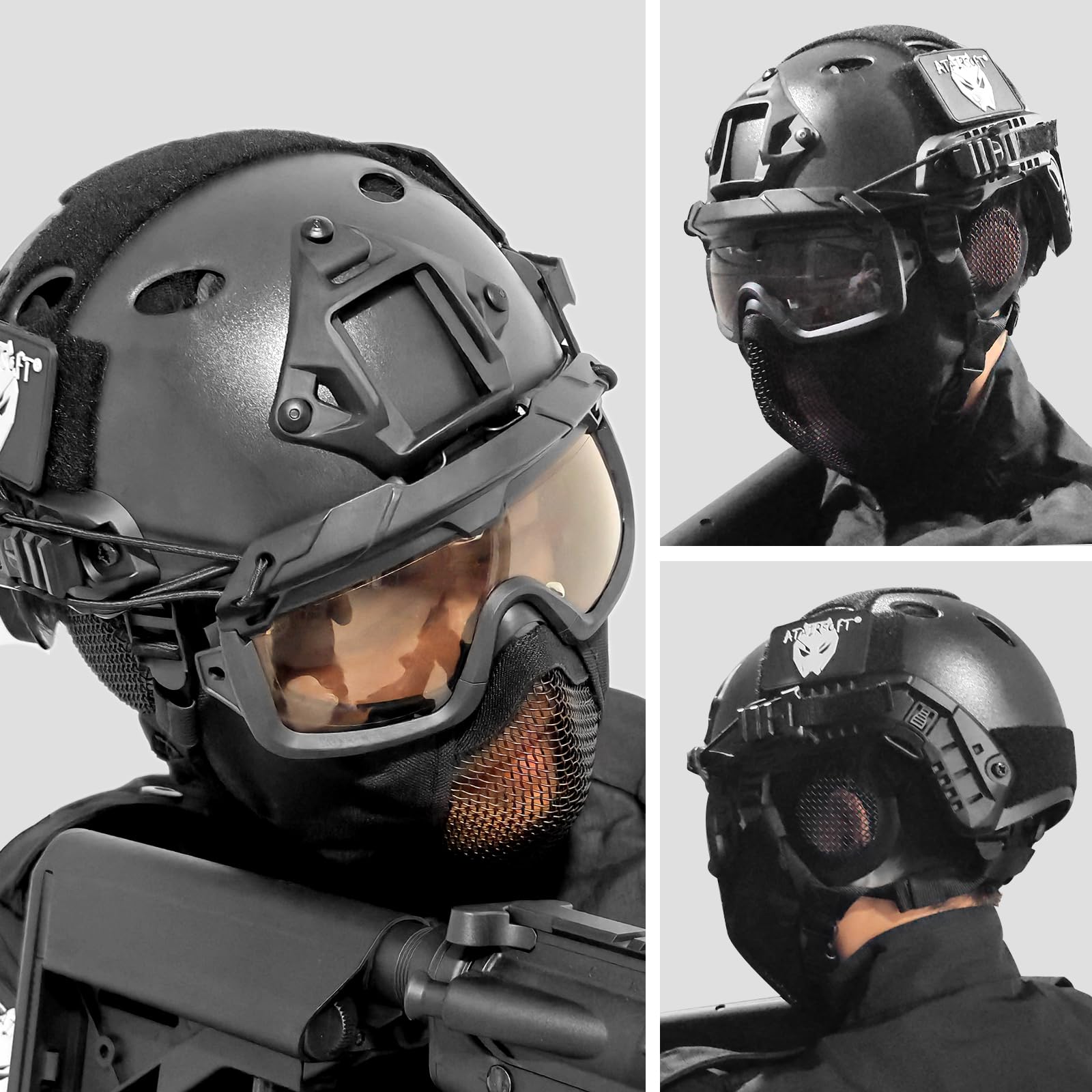 Armee Militär Stil SWAT Kampf PJ Fast Helm für CQB Airsoft Paintball Schießen