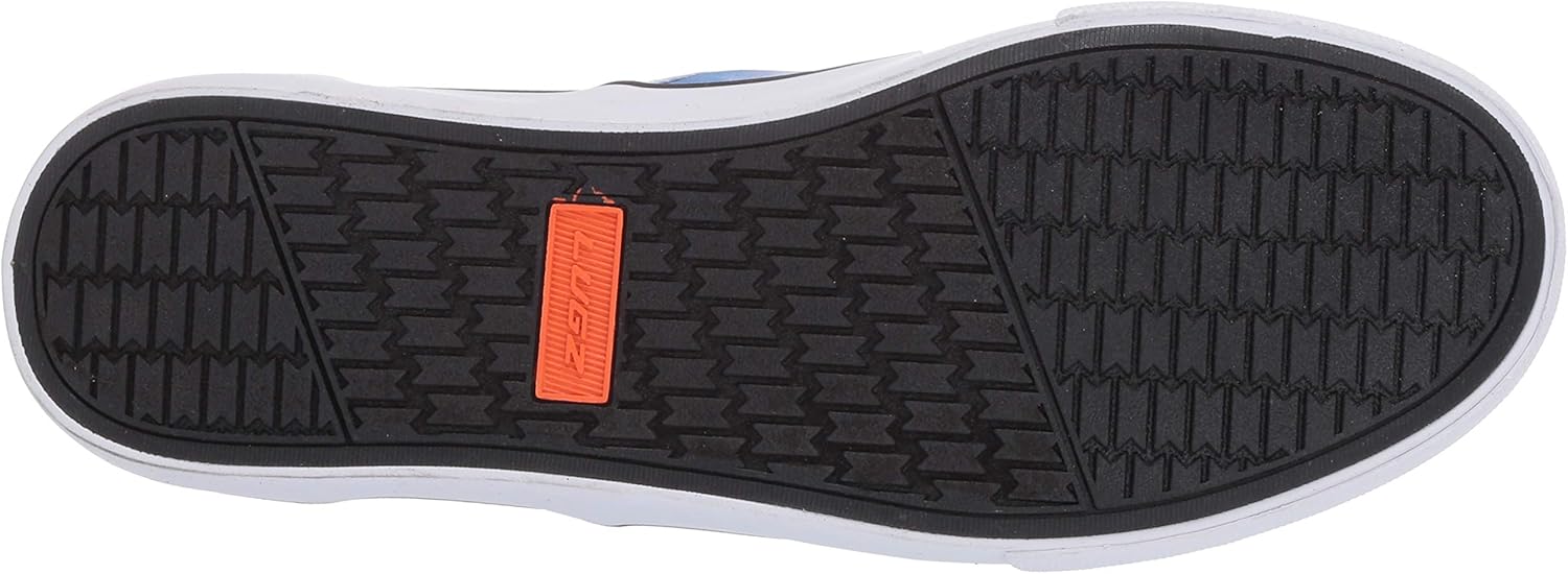 Lugz Mens Clipper 2 Classic Canvas Slip-on Fashion Sneaker, Blue/Multi/White, 9.5