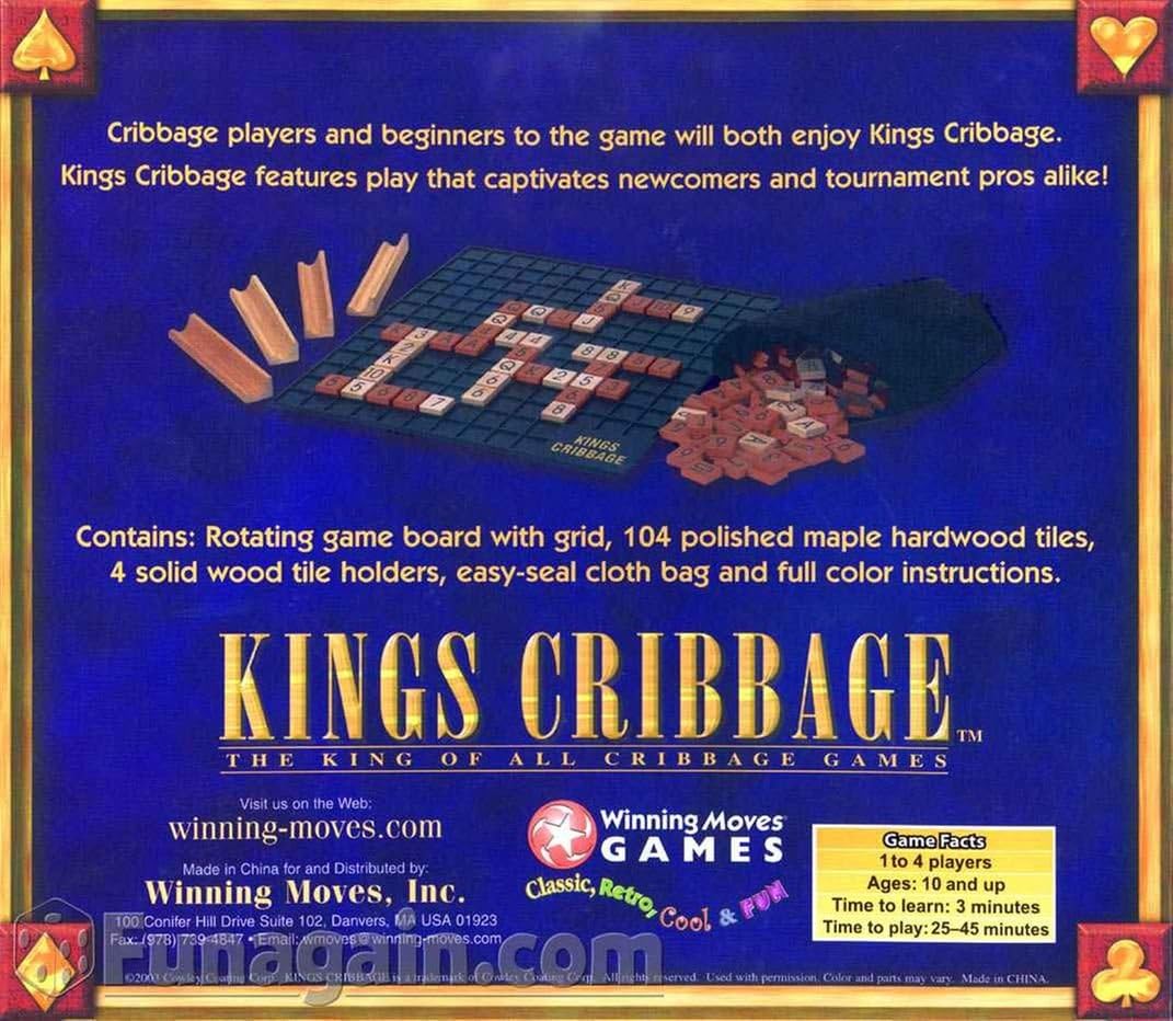 EVEREST TOYS Kings Cribbage, El Rey de Todos los Cribbage Games Juego
