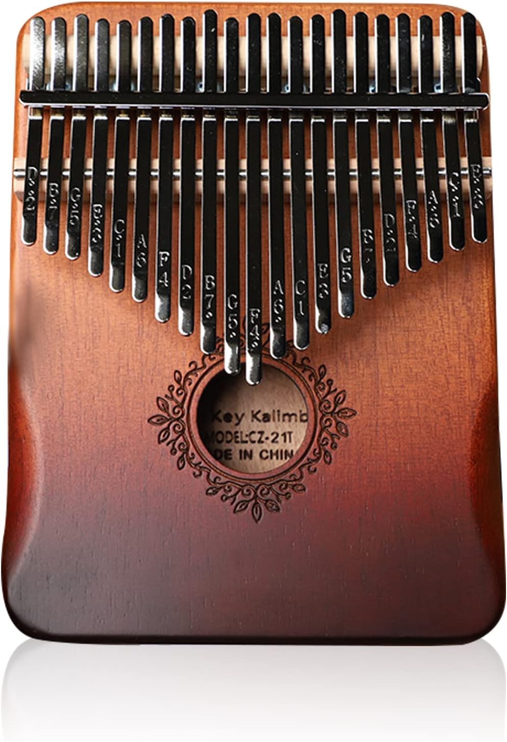 Fusked Kalimba Thumb 21 Keys Piano Beginners Professional Musical Instrument with Engraved Notes - Dark Brown (B0CGX3YPJL) Amazon Price History, Amazon Price Tracker