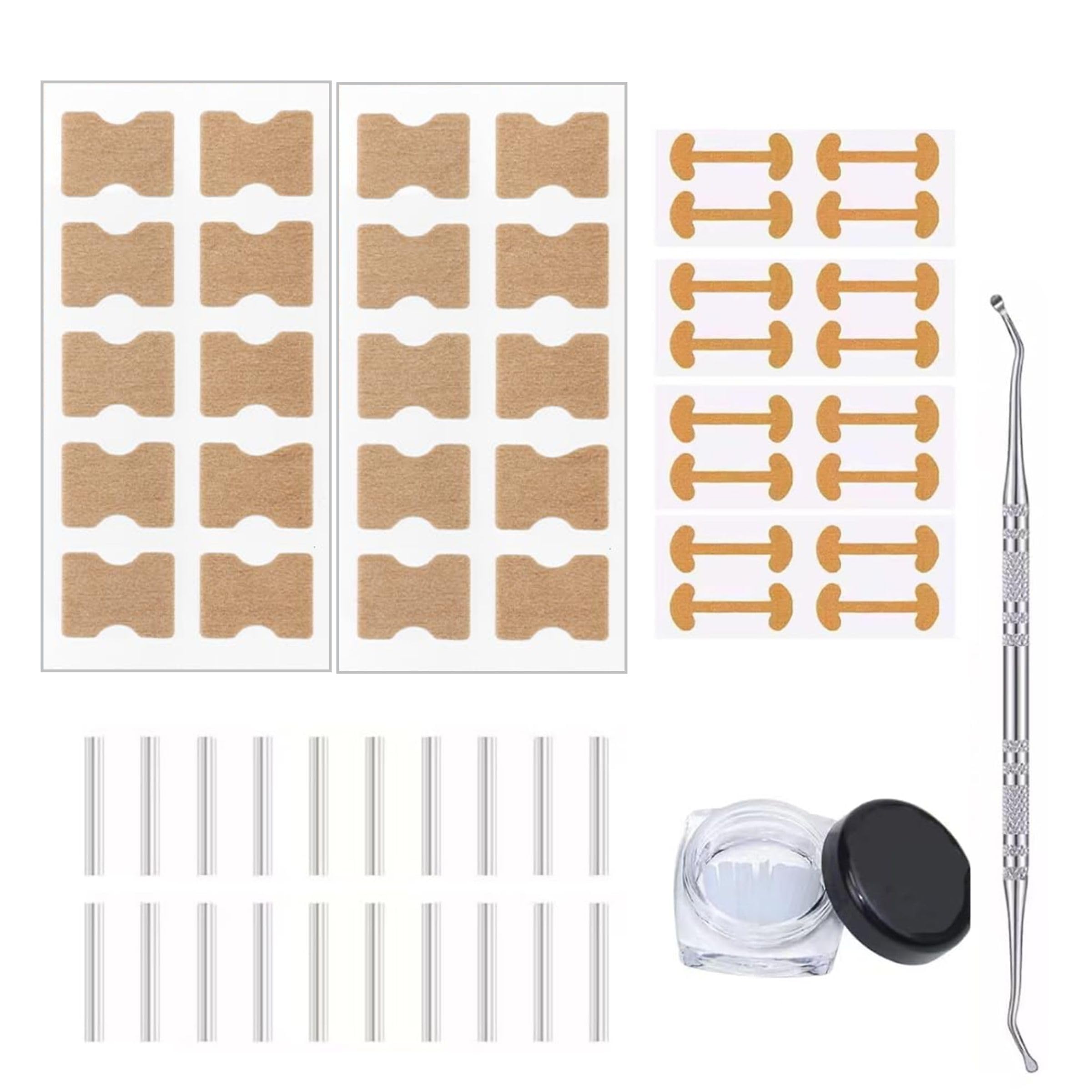 druenza™ Ingrown Nail Corrector Set, Ingrown Toe Nail Remover & Toenail Correction Tool 20 Strips with Gentle Adhesive 36 Breathable Patches for Daily Nail Care & Home Foot Care Solution-image-10