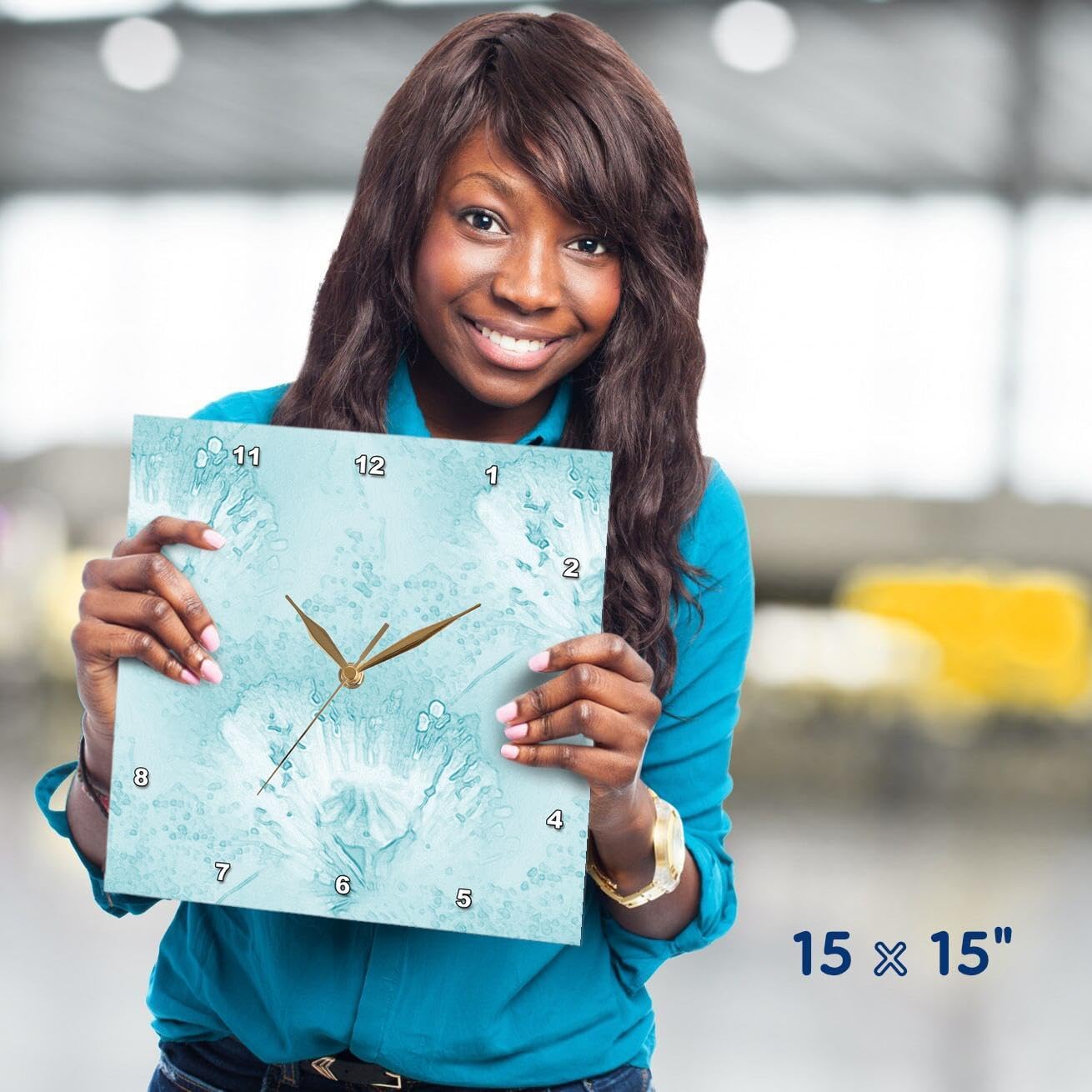 3dRose 15 Wall Clock