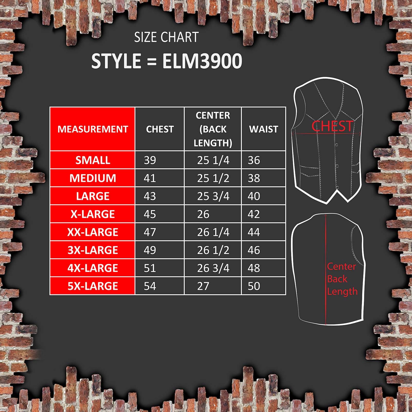 EVENT LEATHER ELM3900 Live to Ride - Chaleco de cuero negro con encaje lateral en relieve Flying Eagle para hombre