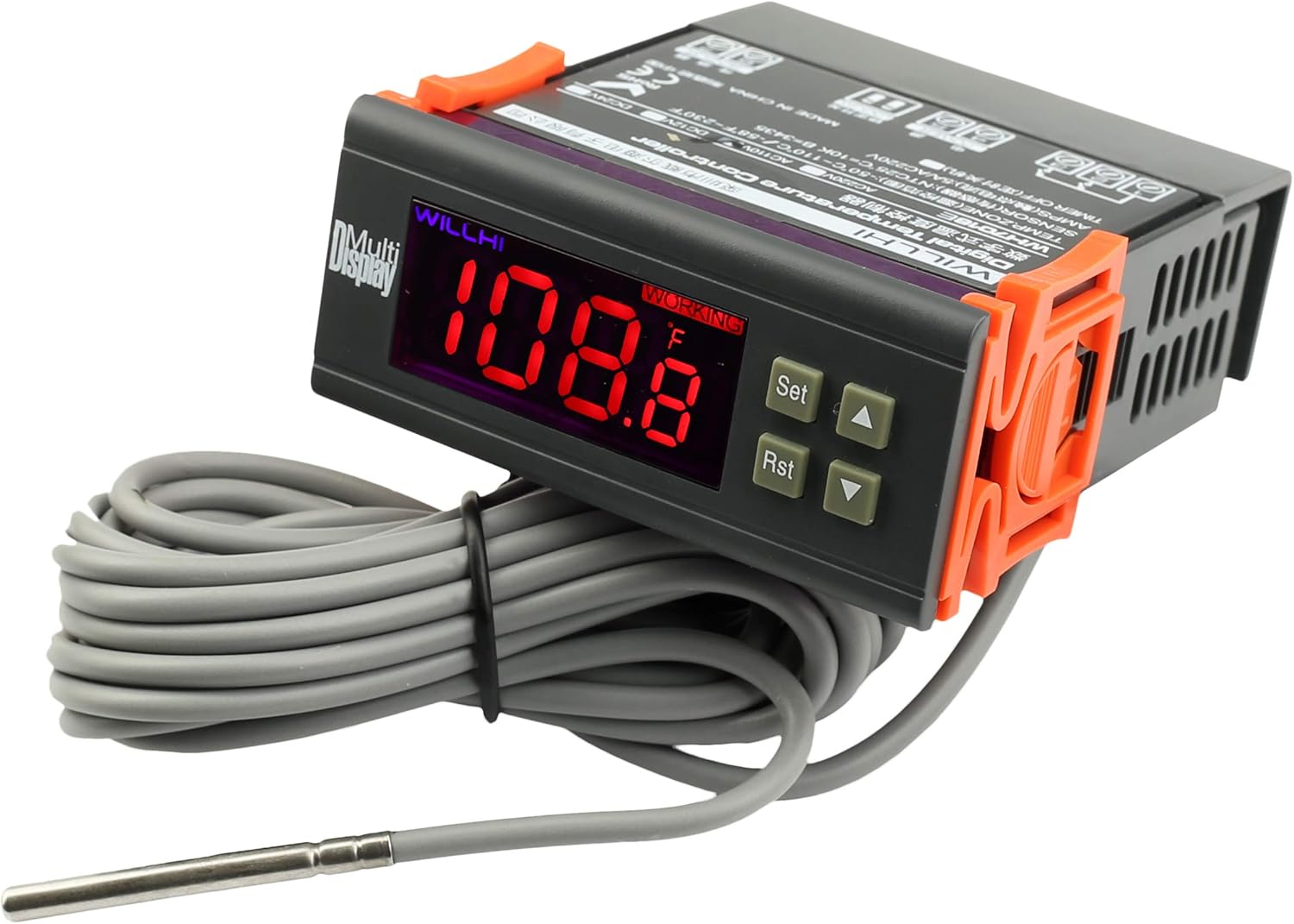 WILLHI AC 110V Digital Fahrenheit Temperature Controller Thermostat
