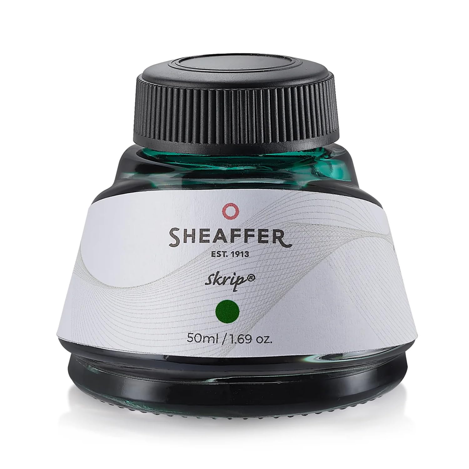 Sheaffer Skrip Fountain Pen Ink Bottle 50ml Green | Fountain Pen Ink | Smooth Flow Writing Ink | Suitable for Sheaffer & Most Fountain Pens