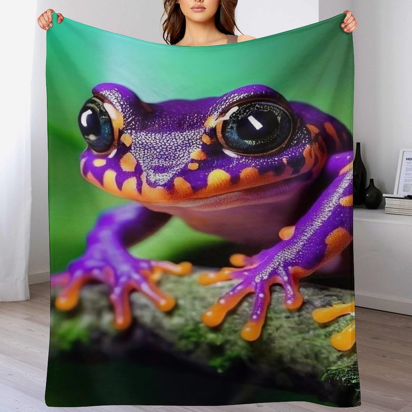 Couverture polaire douce pour ne plus avoir froid sur le canapé 180x200