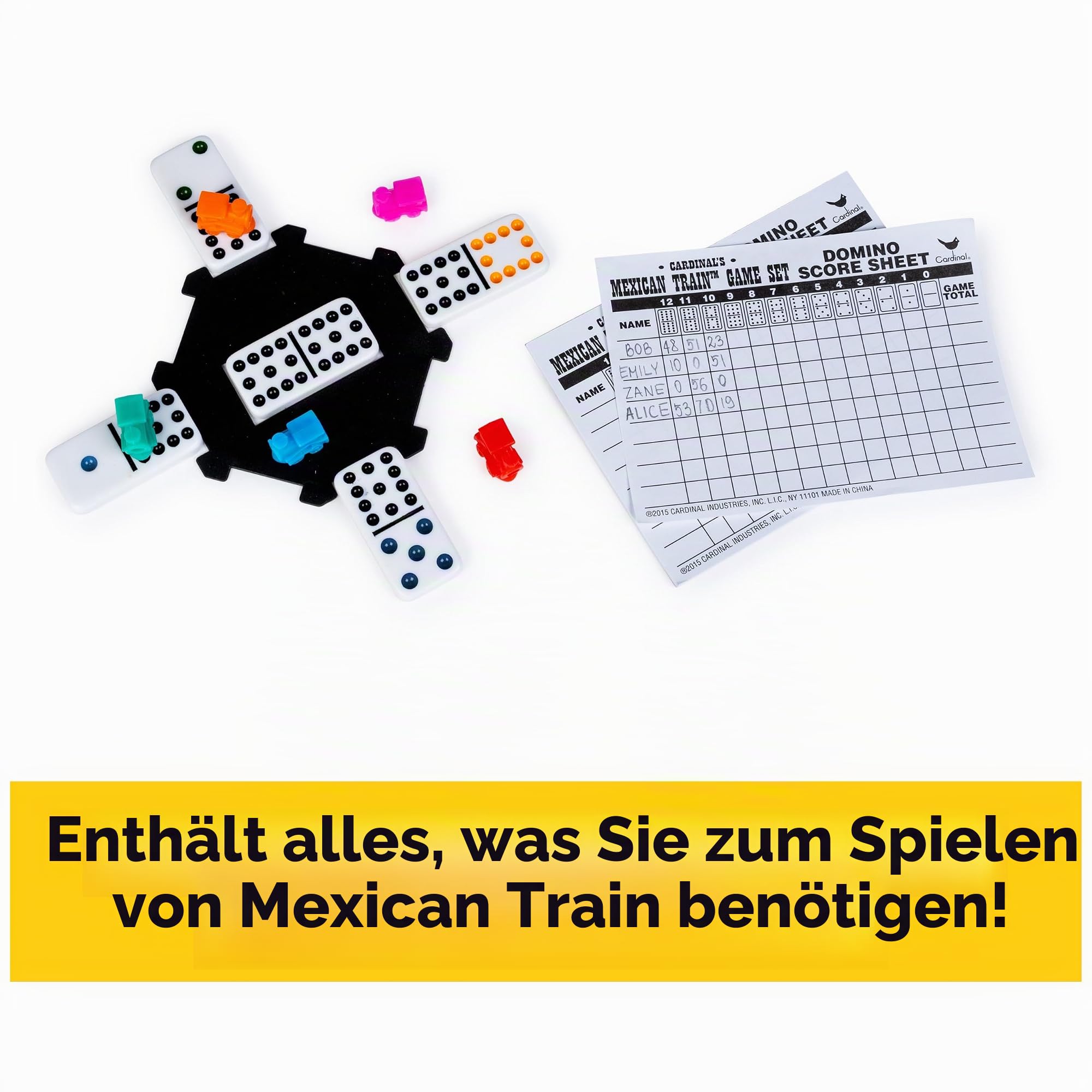 Cardinal's Mexican Train Domino Game by Cardinal Industries by Cardinal Industries