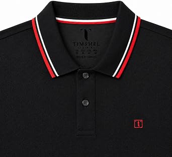 TIMSHEL Erkek Premium Polo Yaka T-Shirt, Pike Kumaş, Regular Fit, Kısa Kollu