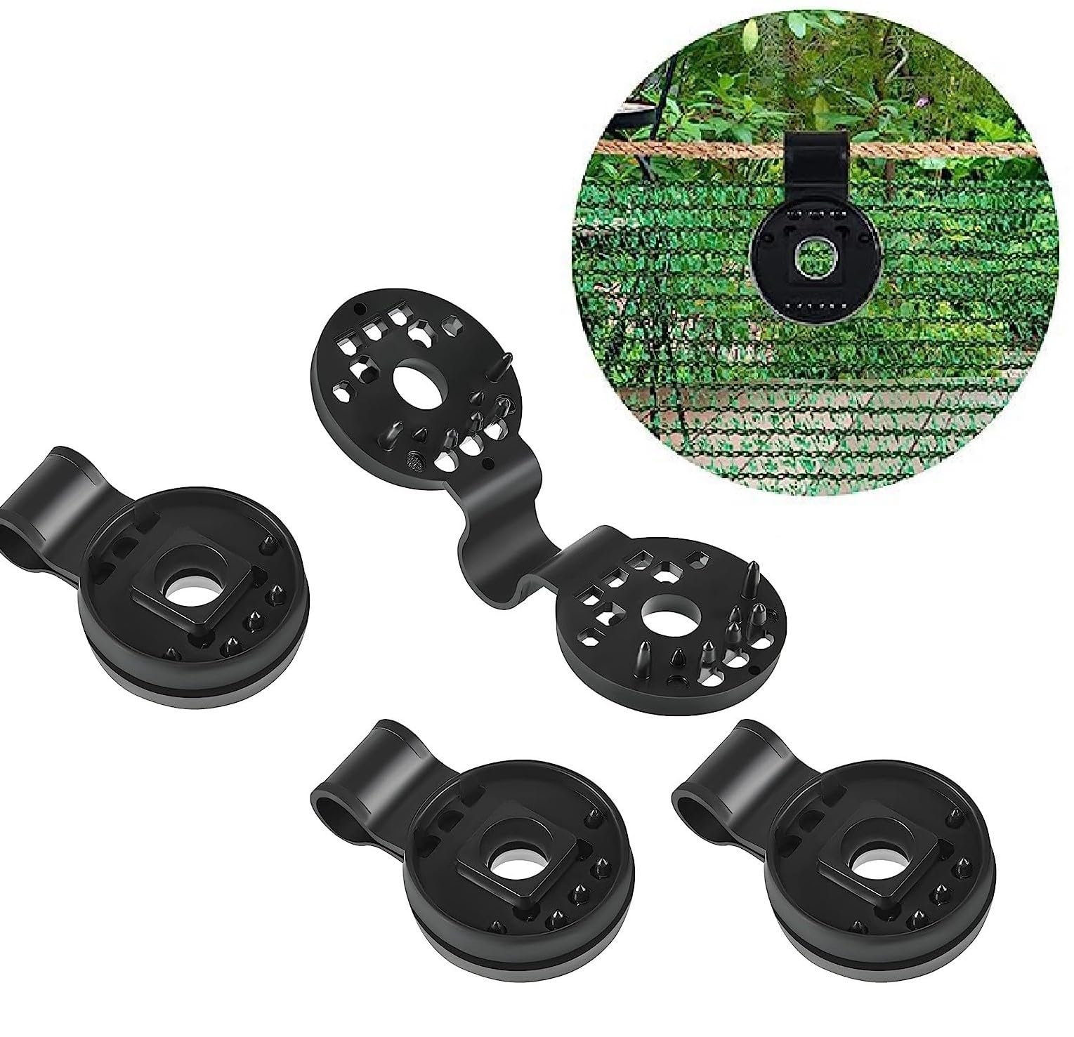 Shade Net Gripper Clip (50 Pcs.) Nylon-Plastic Clip for Fixing Net Cover in Place, Plastic Universal Clip for Fixing Sunshade, Bird Netting, Shade Net Cover for Gardening and Agriculture (50) (B0CFBBGSV3) Amazon Price History, Amazon Price Tracker