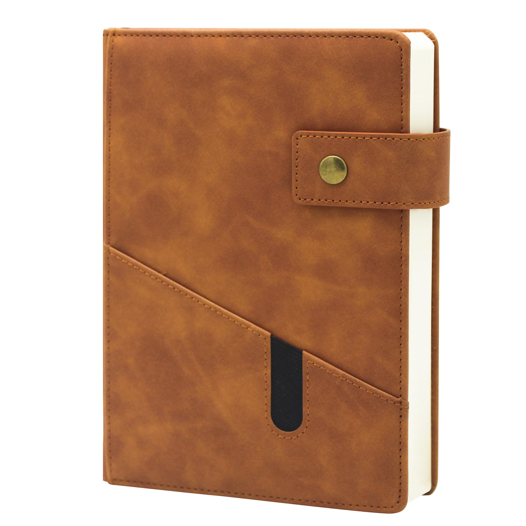 Photo 1 of 996DEMING Hardcover Leather Notebook Journal for Men - 360 Pages,B5 College Ruled 100gsm Lined Paper,Mens Journal for Writing,Notepads for Work,Professional Personalized Notebook,7.6'' X 10''(B5, Brown) Brown B5