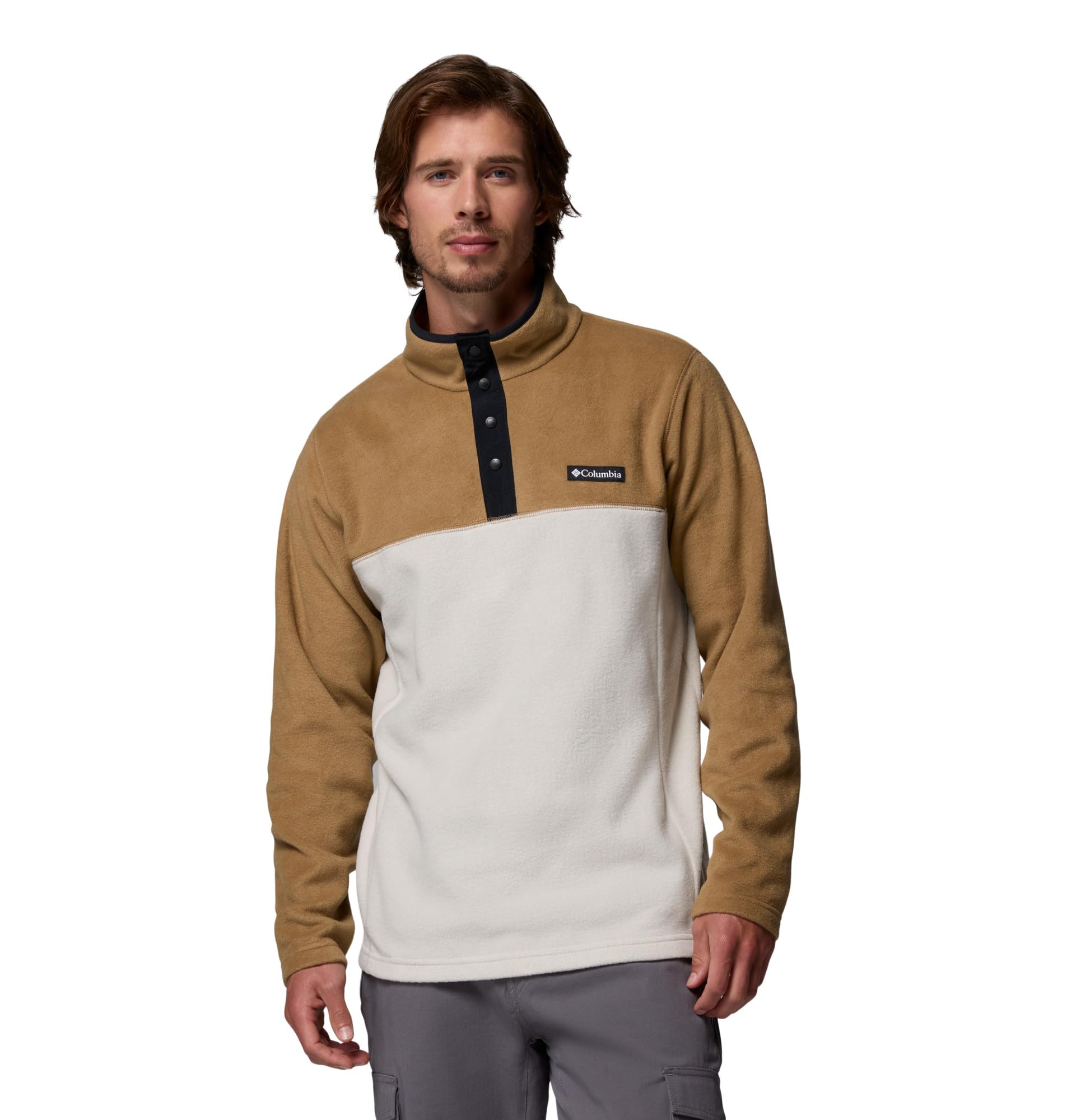 Columbia Steens Mountain Half Snap II, Couche extérieure en polypolaire, Chaleur avec style, Style moderne, Couche adaptable, Entretien sans tracas - Hommes