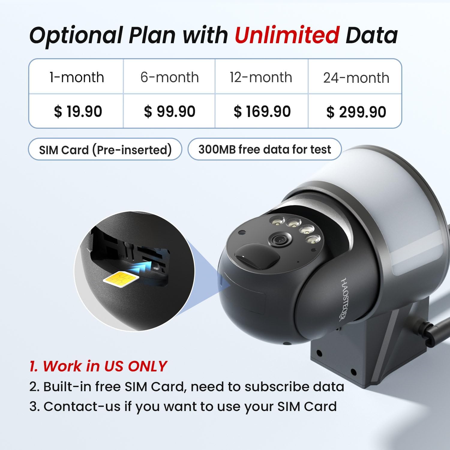 4G LTE Cellular Solar Security Camera Wireless Outdoor, No WiFi Security Camera with Unique Powerful Spotlight, Color Night Vision, 2K Cameras for Home Security, PTZ 360° View for Farm Ranch RV - Image 2