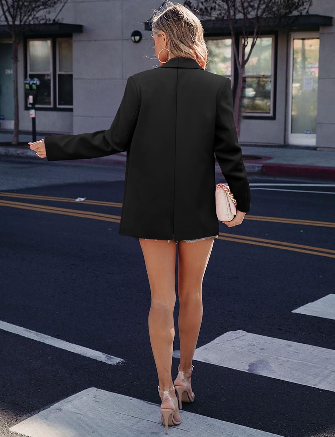 CRAZY GRID Women Business Casual Blazer Jacket Fashion with Lined Work Professional Suit Jacket - Image 4