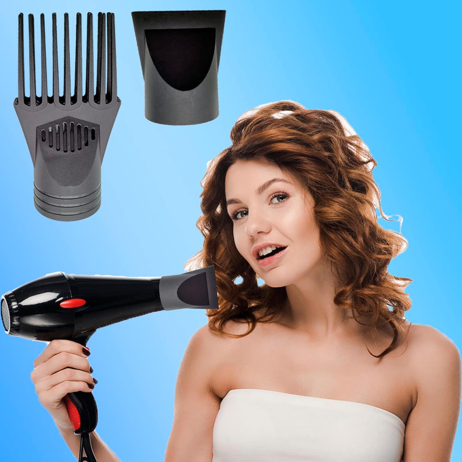 YingEnter Professional Plastic Hair Dryer Nozzle Diffuser