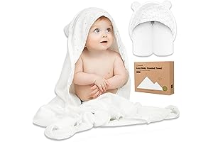 KeaBabies Premium Hooded Towel for Babies, Viscose Derived from Bamboo