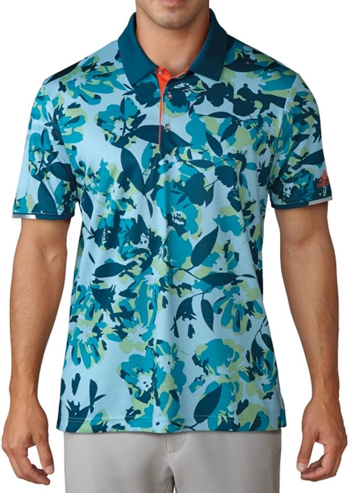 adidas floral golf shirt