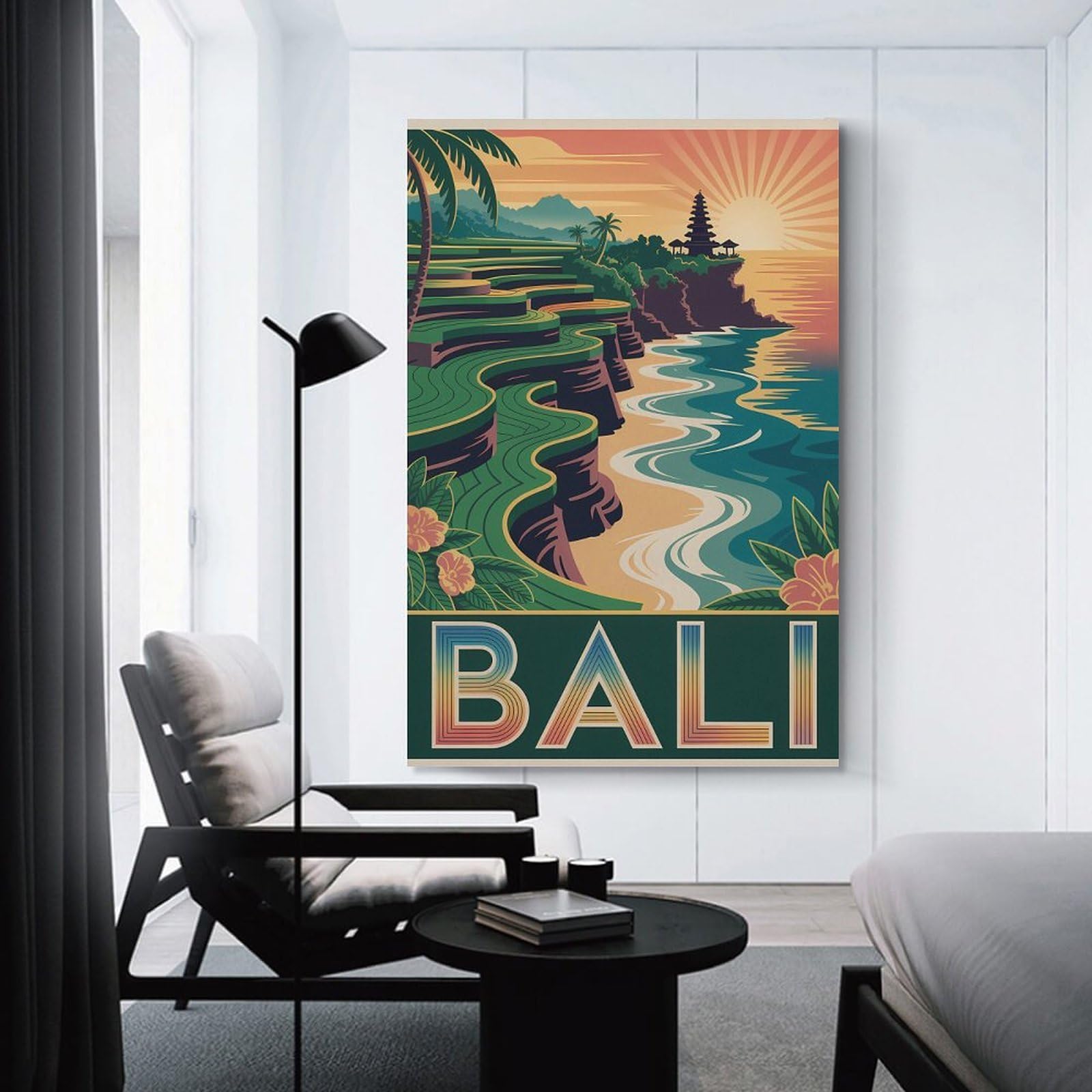 Junmoney Bali Travel (3) Wall Picture Print 20x30inch(50x75cm), for Hallway, Lounge Or Guest Room, Gift Idea for Housewarming And Birthdays