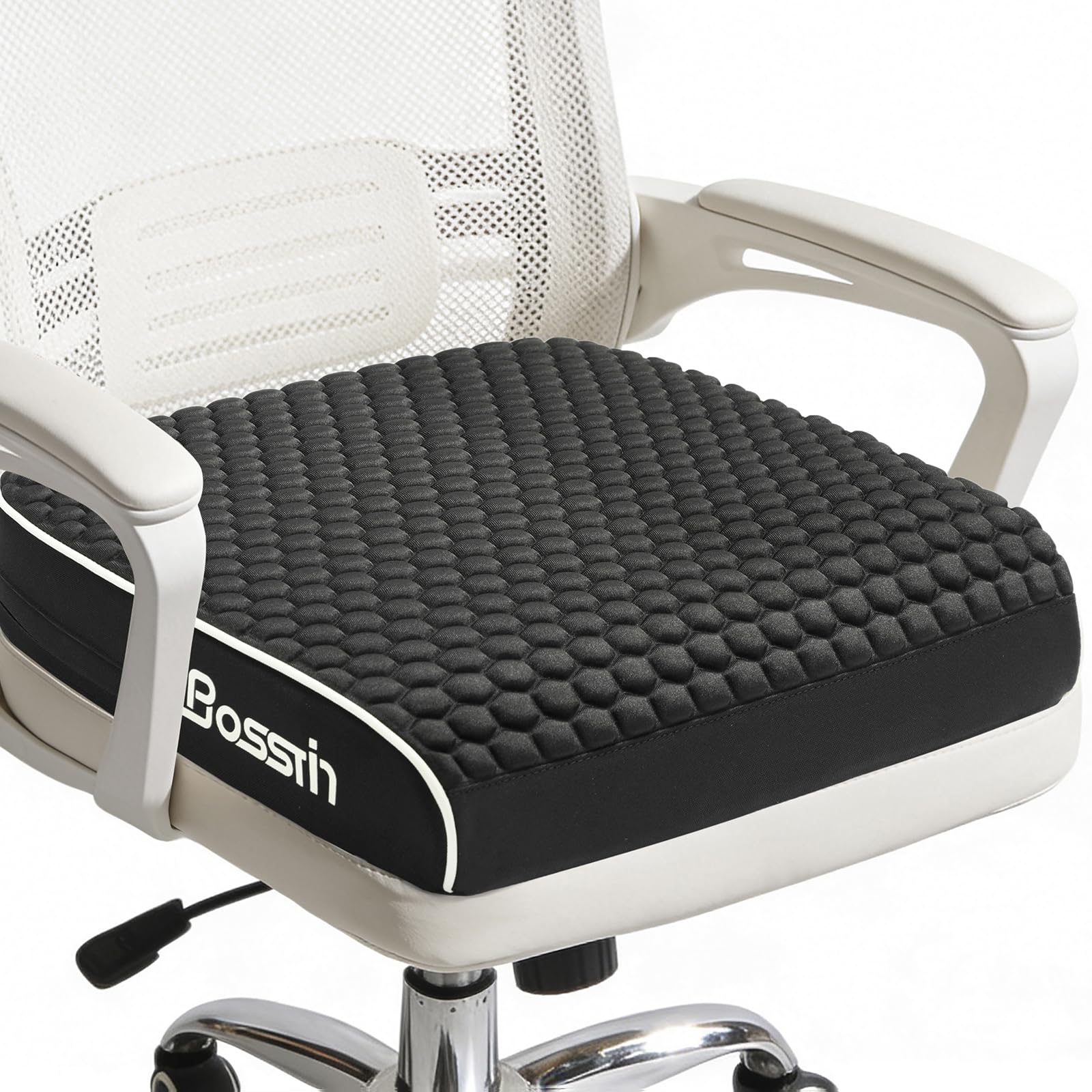 BOSSTIN Extra Large Office Chair Cushion with Message Dots (19"x17"x3")