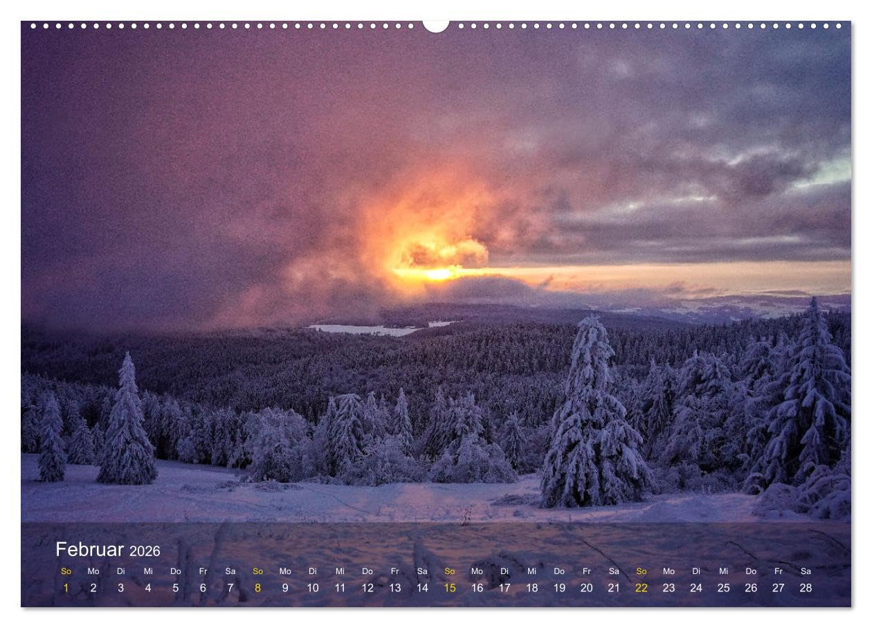 Faszination Schwarzwald (hochwertiger Premium Wandkalender 2026 DIN A2 quer), Kunstdruck in Hochglanz: Sehnsuchtsorte im Schwarzwald neu entdeckt (CALVENDO Orte)