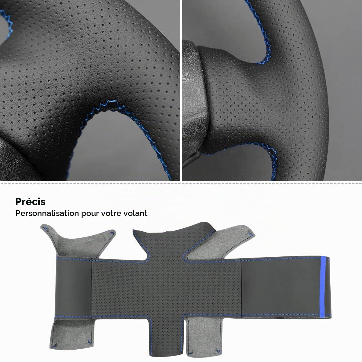 MEWANT Housse de Volant sur Mesure à Coudre pour Peugeot 206