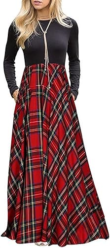 Miniatura 1 de Vestidos de verano para mujer, vestido negro de cintura alta, largo completo, tallas S-XL