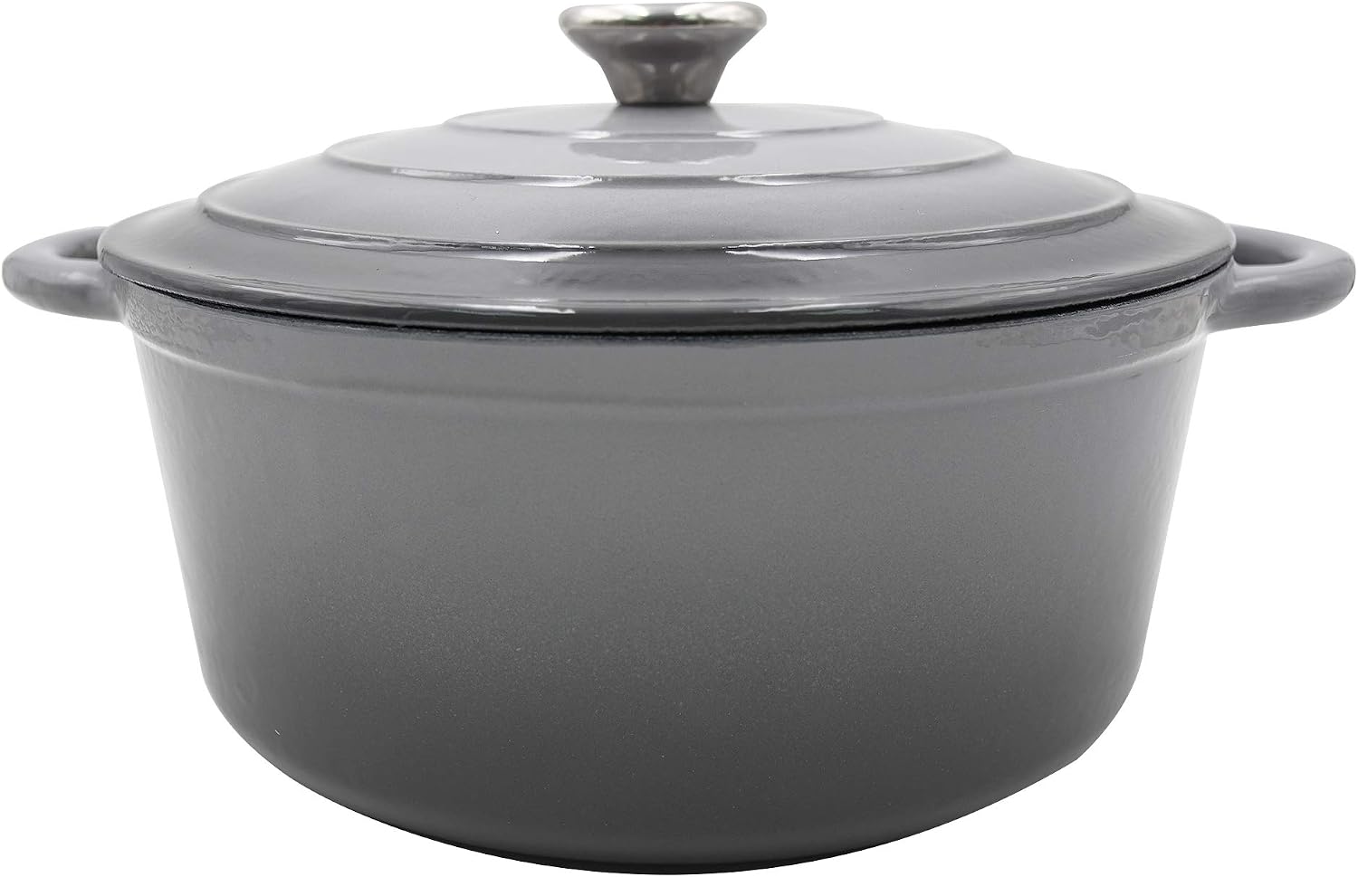 AIDEA Dutch Oven Enameled Cast Iron Round, Bread Baking Pot with Lid & 5-Quart Natural Non-Stick Slow Cook Self