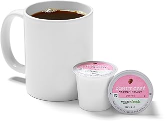 AmazonFresh Donut Cafe 80 Ct. K-Cups, Medium Roast, Keurig K-Cup Brewer Compatible
