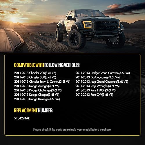 Miniatura 3 de KUSATEC Conjunto de adaptador de carcasa de filtro de enfriador de aceite de motor de aluminio para Chrysler 200 300 2011-2013, Dodge Avenger