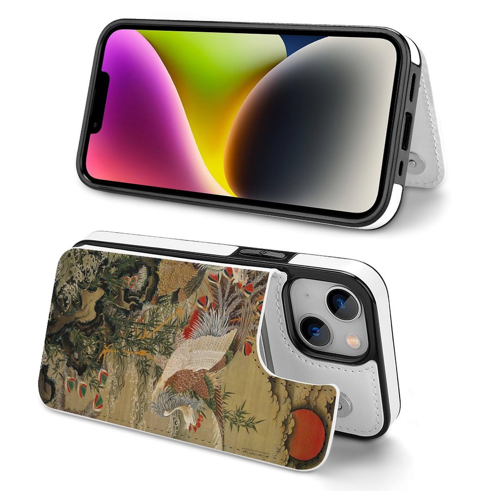 伊藤 iPhone 13 ProMAX Amazon.co.jp: iPhone13 Pro Maxケース 手帳型 スマホケース 伊藤若冲