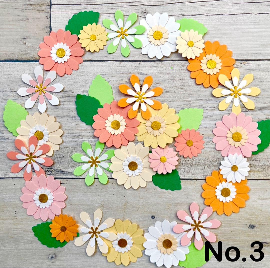 Amazon.co.jp: No.3 クラフトパンチ 花 入学 入園 アルバム 誕生日