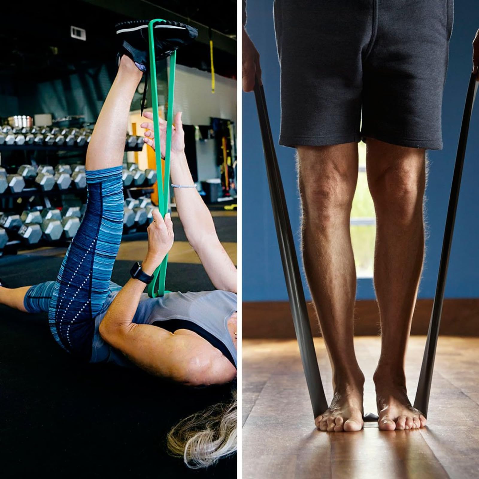 TOMSHOO Set di Fasce di Resistenza, Fasce fitness Fascia per Trazioni Fascia da Allenamento con Ancoraggio Alla Porta, Borsa di stoccaggio, per Allenamento Della Forza, Stretching