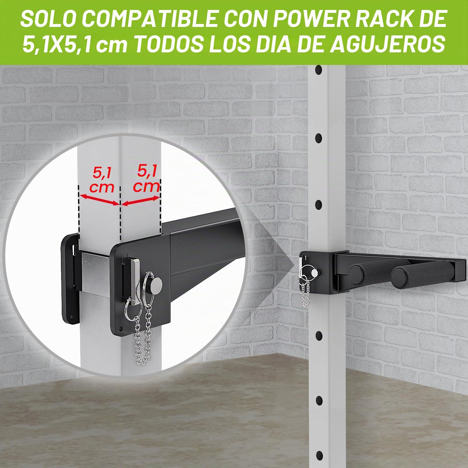 Accesorio de barra de inmersión para rack de potencia