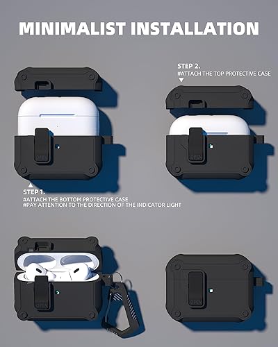 Miniatura 6 de Funda AirPods Pro Gen 2 - USB-C, bloqueo, negro