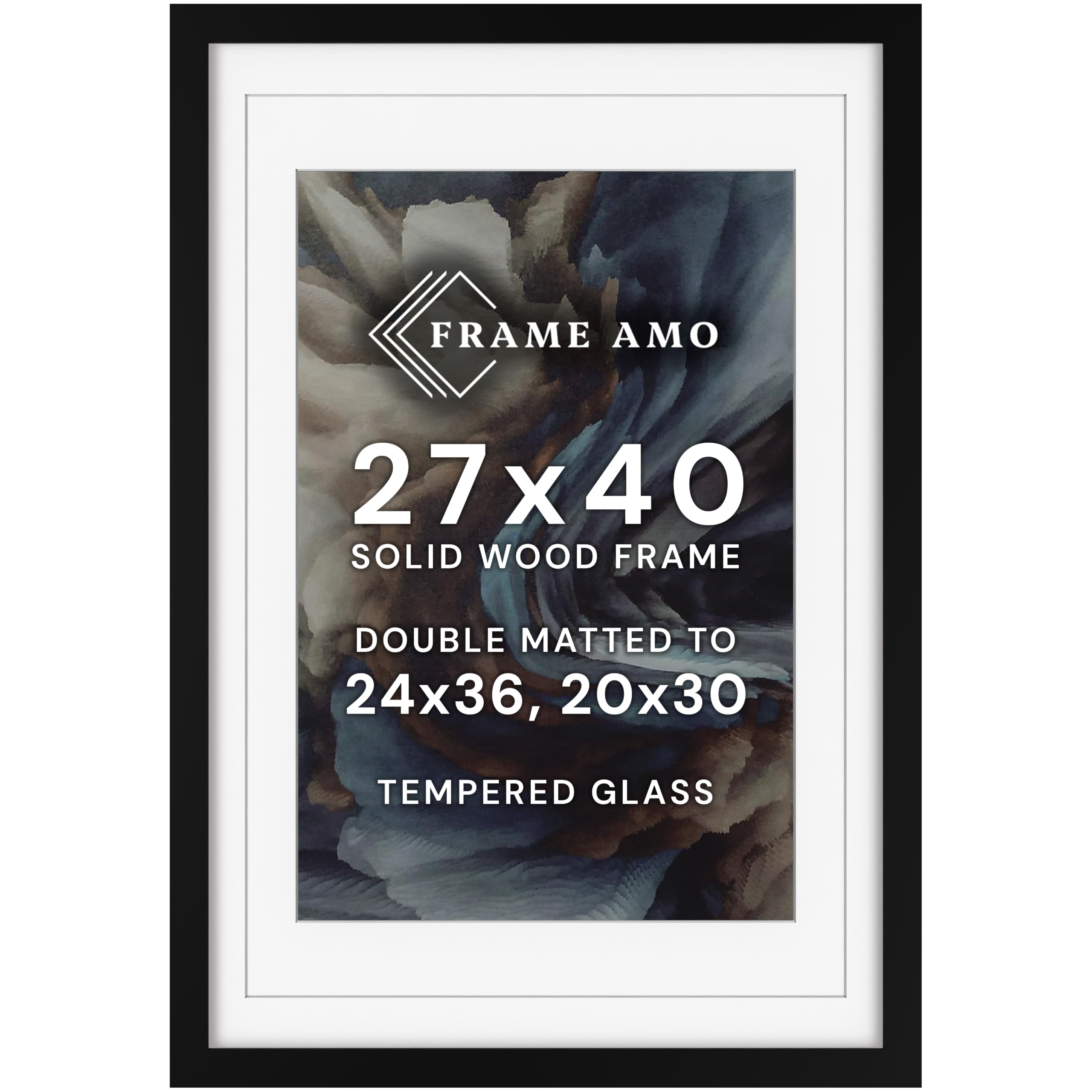 Frame Amo 27x40 Black Poster Frame