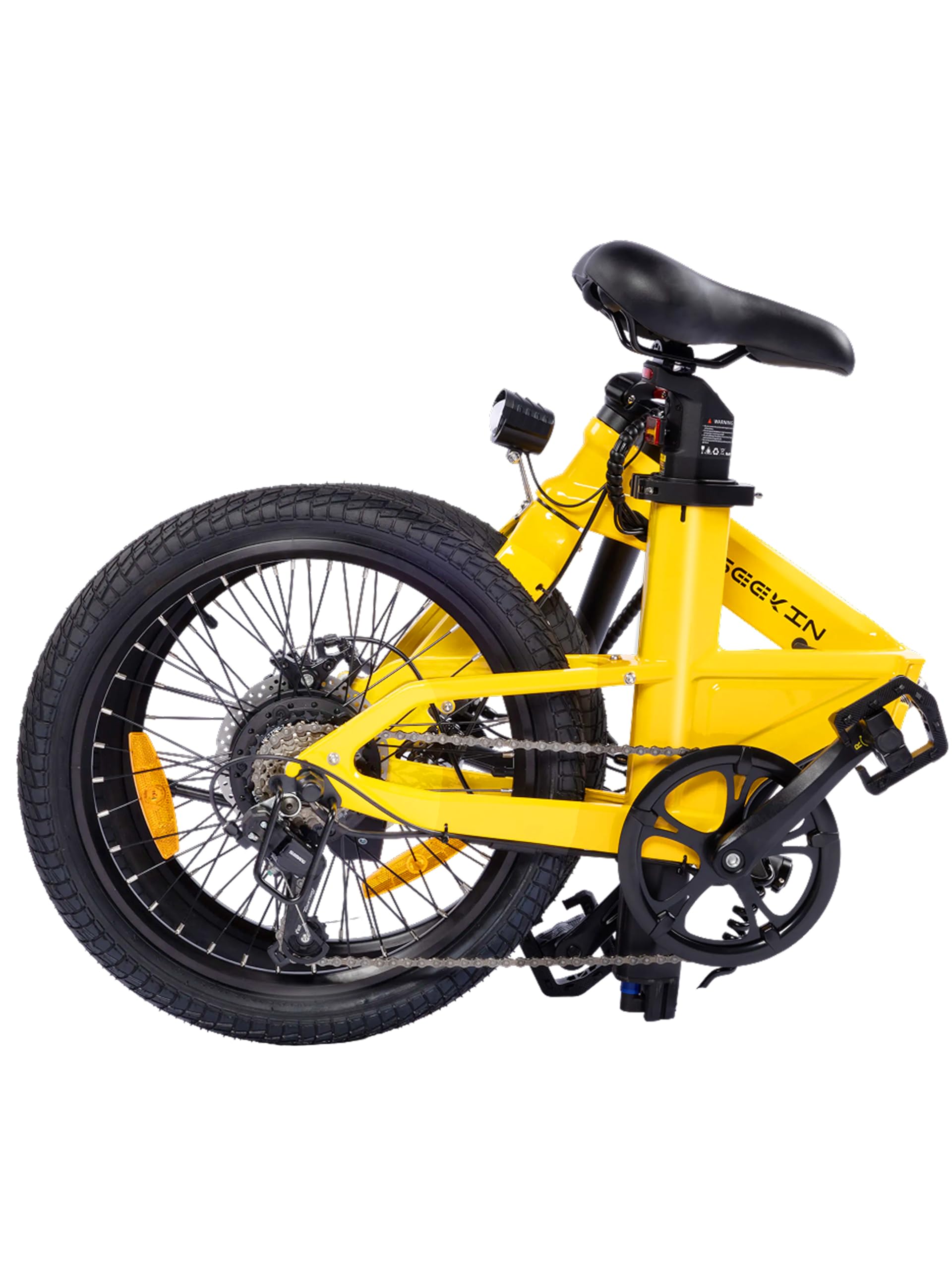 C10 Vélo électrique pliant 20", seulement 18,6 kg, moteur 250 W, batterie 345,6 Wh, avec Shimano 7 vitesses, portée jusqu'à 100 km, 25 km/h, Pedelec avec écran LCD, idéal pour les trajets en