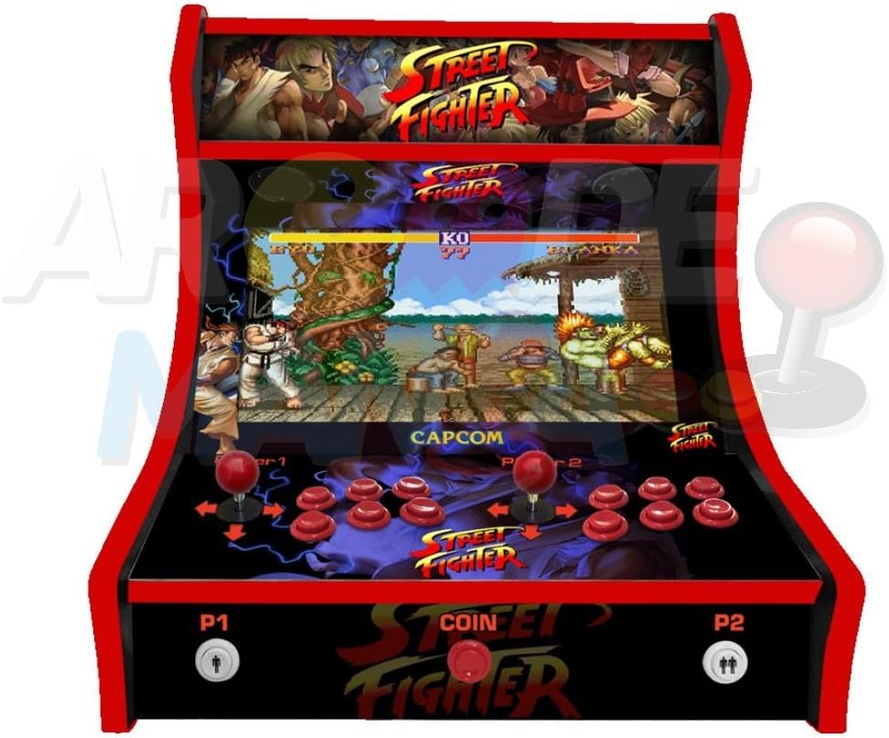 Arcade Machines - Street Fighter (SET 5) - 2 Player Arcade Bartop Machine - 815 GAMES IN 1