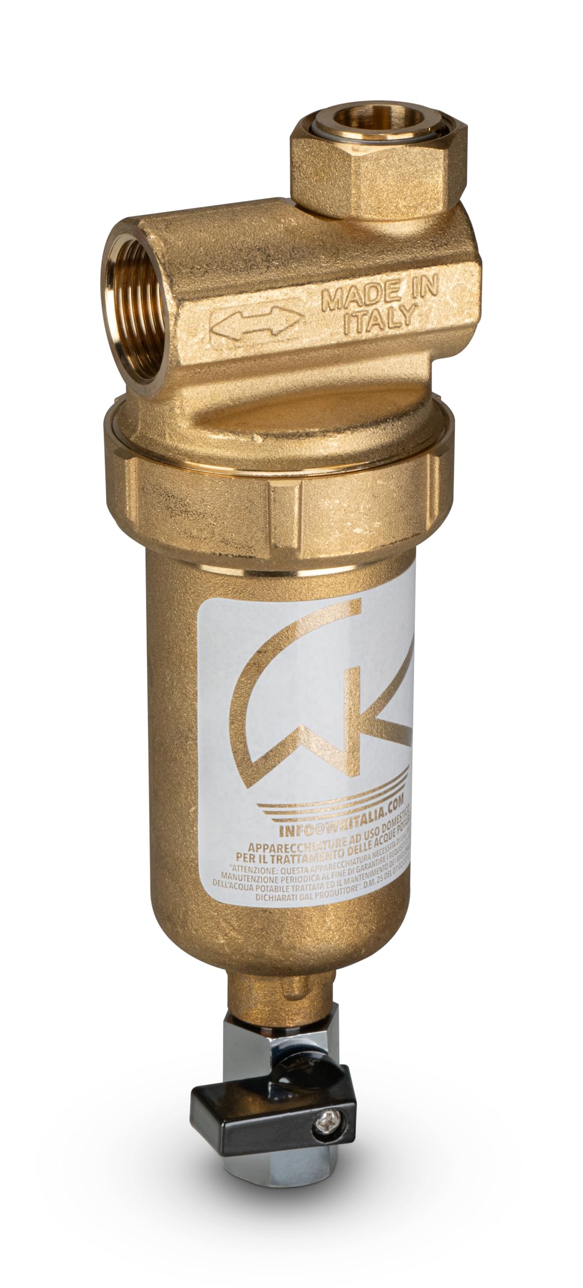WK - Filtro desatascador magnético para caldera de latón, útil para filtración de agua, protege el sistema térmico de las impurezas