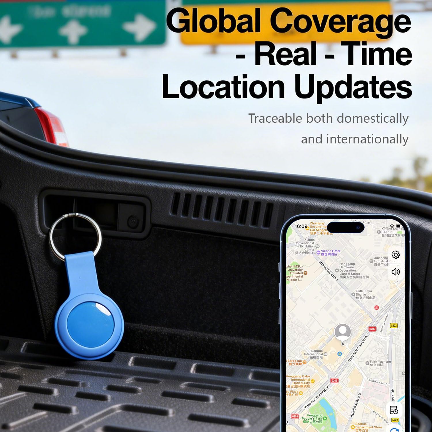 GPS Tracker for Vehicles,Cars,Kids & Pets,Real-Time Location Updates,No SIM Card No Subscription,Long Standby Waterproof GPS Tracking Device for Dogs, Elderly & Valuables (Android & iOS) - image 4