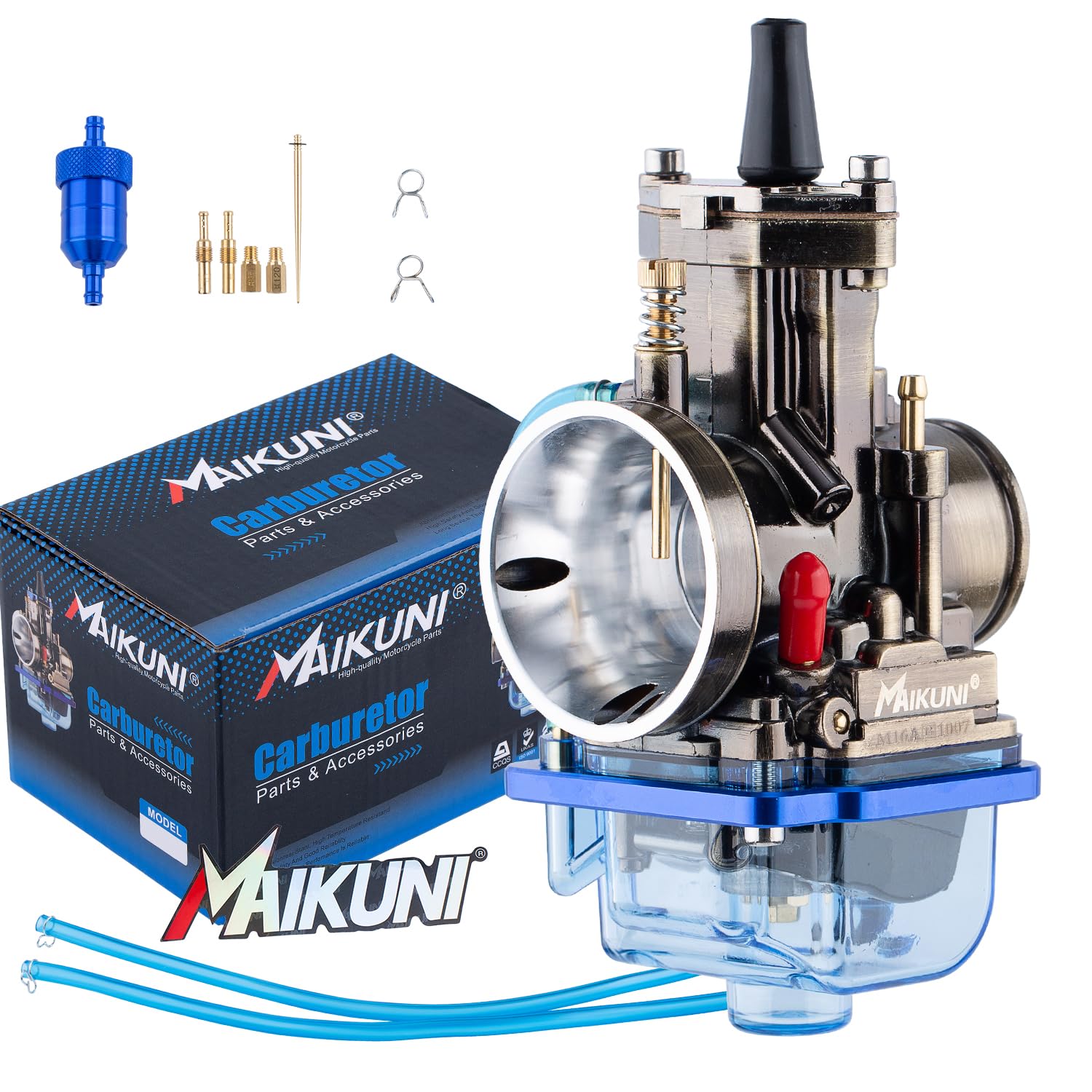 PWK - Carburador de motocicleta de alto rendimiento de 26 mm con chorros de carburador para motor de carreras de 70 cc a 140 cc, piezas de cuatrimoto, kart, scooters todoterreno, scooters 2T 4T