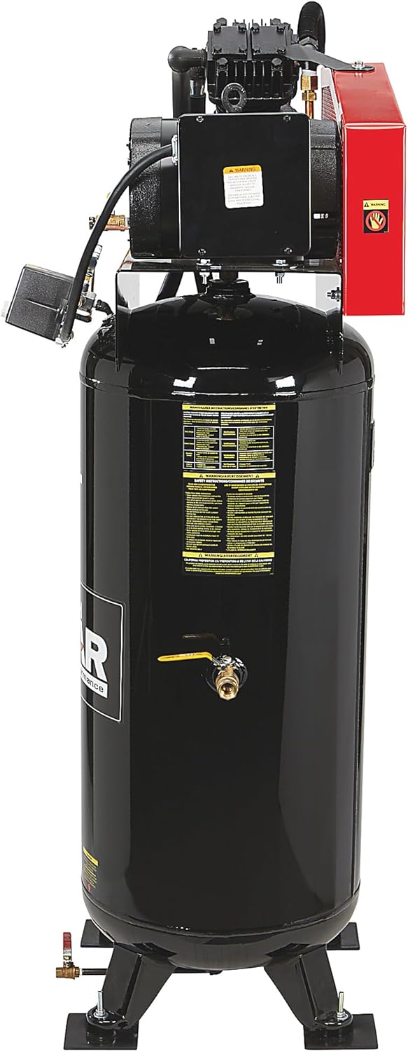 NorthStar Air Compressor with Quiet Armor, 60 Gal., 5 HP, 19 CFM @ 90 PSI, 150 Max. PSI, 230V, Single Phase