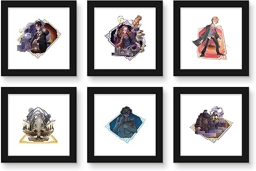 Trends International Gallery Pops Harry Potter Magic Awakened - Paquete de arte de pared con personajes de Hogwarts (paquete de 6) disponible en Yaxa El Salvador