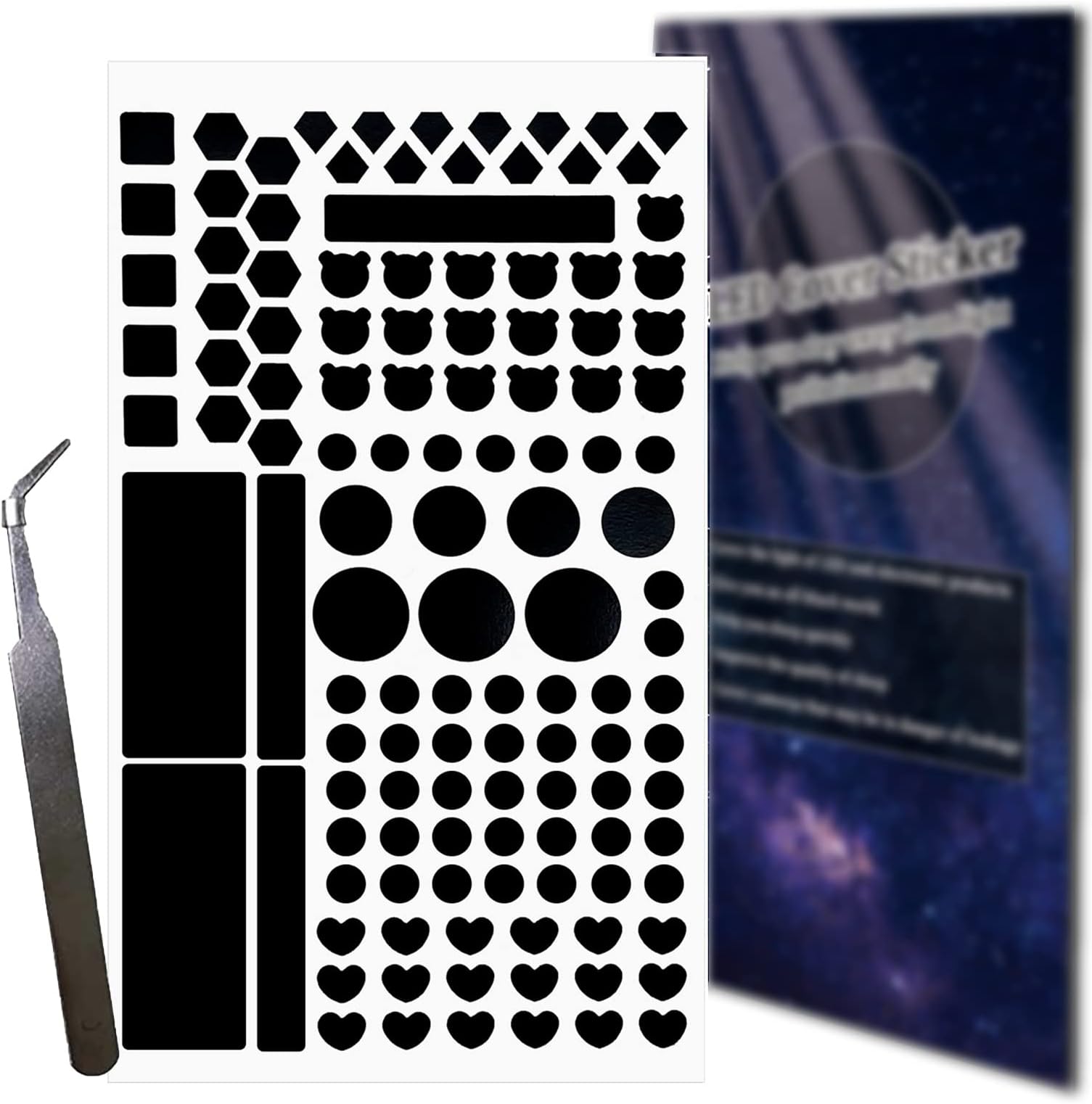 Birllaid Light Blocking Stickers, LED Covers for Routers, Clocks and Electrical Appliances