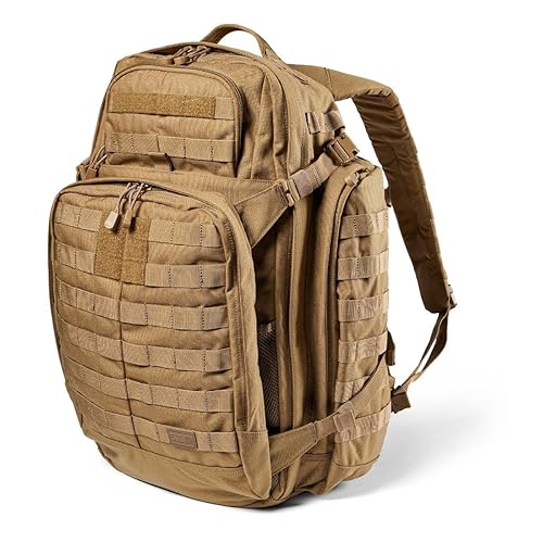 5.11 Tactical Backpack, RUSH 72 2.0 Military Survival Molle Back Pack with Laptop Compartment, Large, 55L, Style 56565ABR