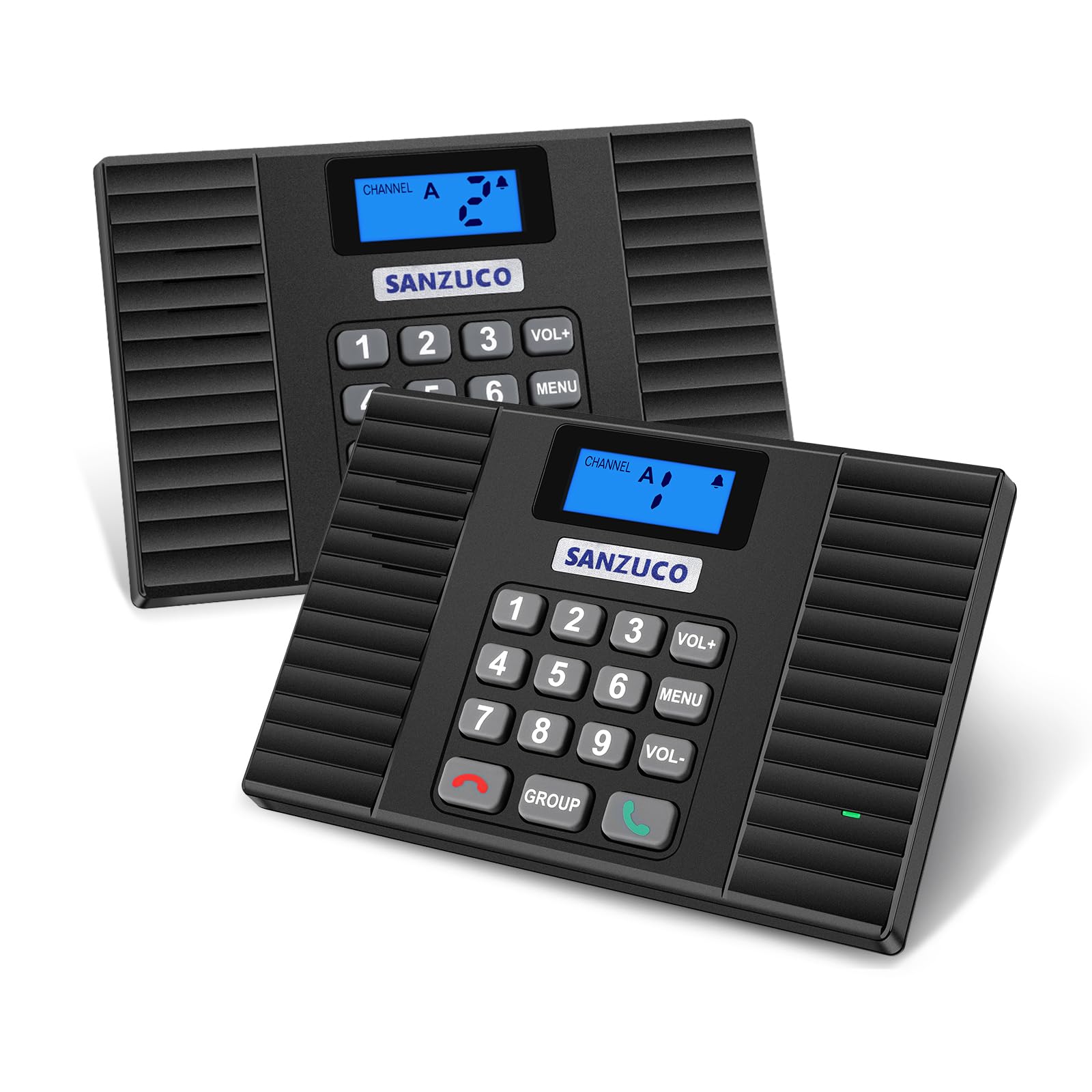 Intercomunicadores inalámbricos 60D para el hogar, sistema de intercomunicación dúplex completo para casa/negocio, intercomunicadores de 1400 pies manos libres en tiempo real, ampliable a 18